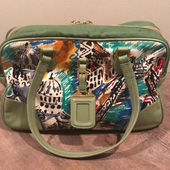 COPY - Prada Canapa St. Venez Shoulder Bag BR2520 RARE - Picture 3 of 7